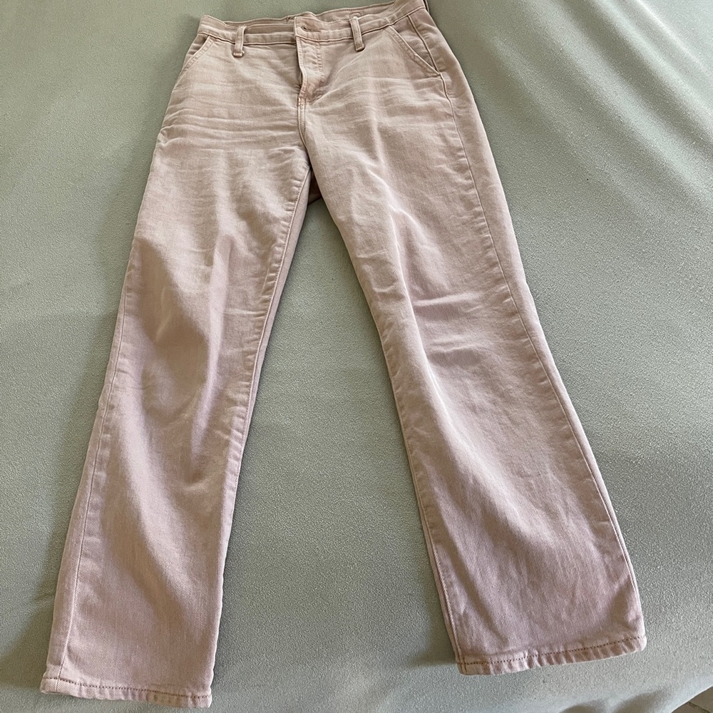 Women’s Old Navy pastel pink jeans size 2.